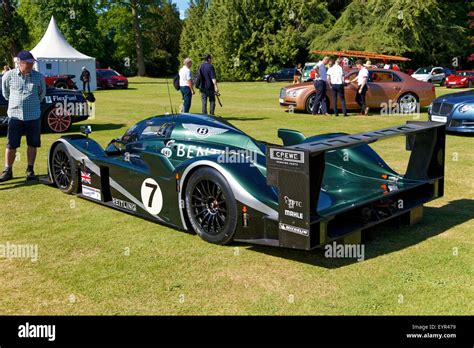 Number 7 British Racing Green 24 Hour Le Mans 2003 Race Winning Stock