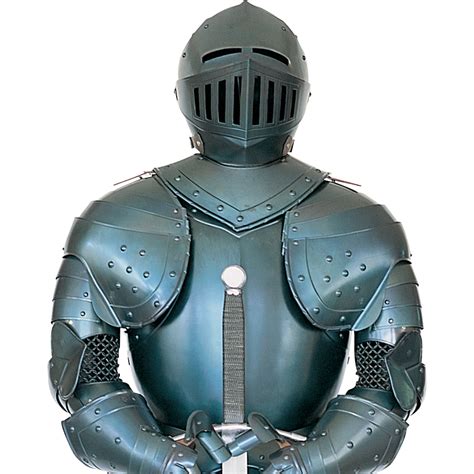 Green knights wear heavy armor and are unlocked by the desperate icon. Blued Knight Armor - Medio Evo - Wearable Suit of Armor ...