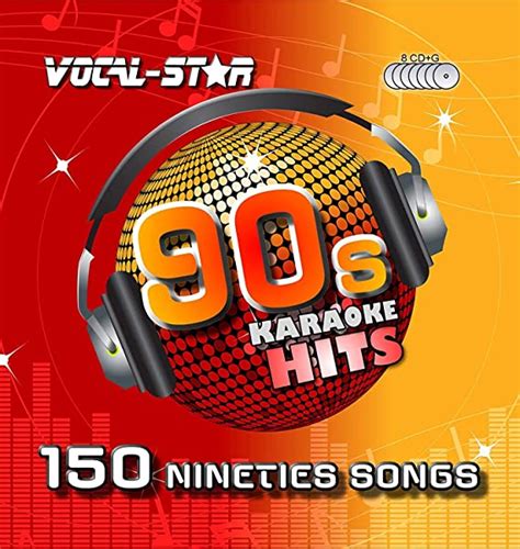 Karaoke Cd Disc Set With Words Hits From The 90s 1990`s 150 Songs 8 Cdg Discs By Vocal Star