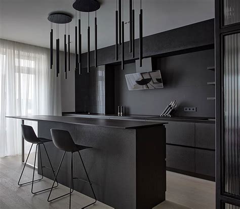Modern Black Kitchen Cabinets Kitchen Cabinet Ideas