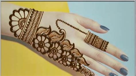 Henna tangan cantik simple dan sederhana untuk pemula sumber : Cara Membuat Gambar Henna Di Tangan Yang Mudah Dan ...