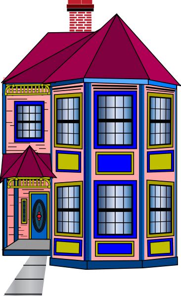 Cartoon Townhouse 366x598 Png Clipart Download