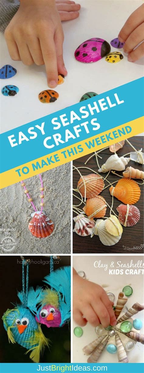 13 Easy Seashell Crafts For Kids To Preserve Those Summer Memories