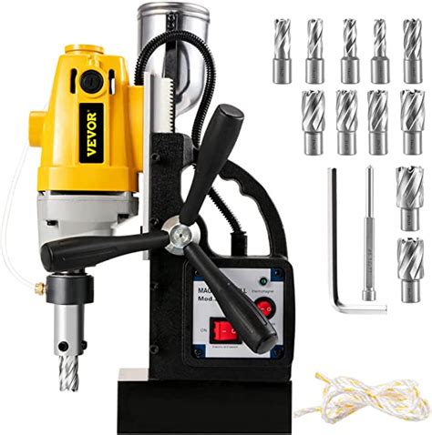 Mophorn 1100W Magnetic Drill Press With 1 1 2 Inch 40mm Boring