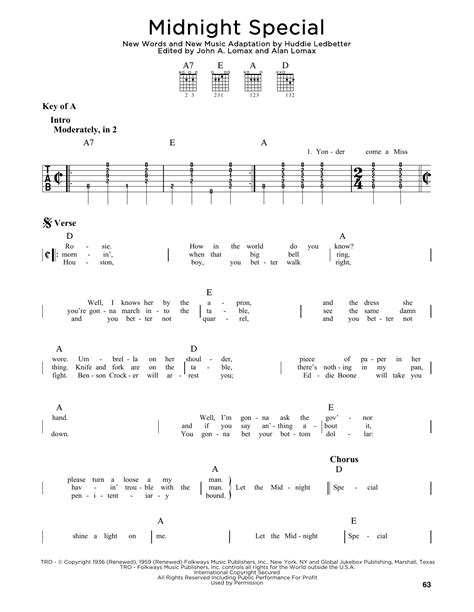 Listen to midnight special song in high quality & download midnight special. Midnight Special by Lead Belly - Guitar Lead Sheet - Guitar Instructor