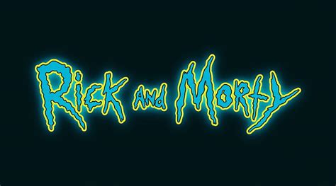4k Free Download Rick And Morty Logo Ultra Cartoons Logo