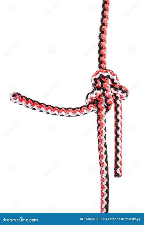 Heaving Line Bend Knot Tied On Synthetic Rope Stock Photo Image Of