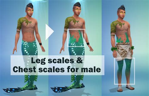 Sims 4 Mermaid Scale Top Cc Gahayubild