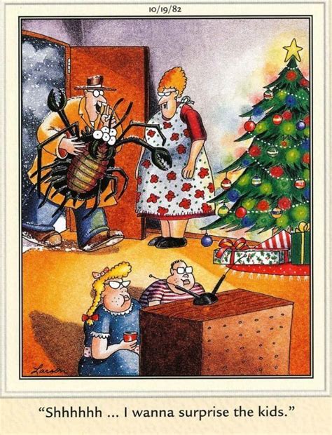 The Far Side By Gary Larson The Far Side Far Side Cartoons Funny Christmas Cartoons