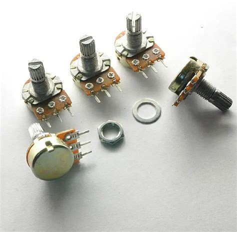 Free Shipping 20 Pcs Single Linear Control Volume Rotary Potentiometers