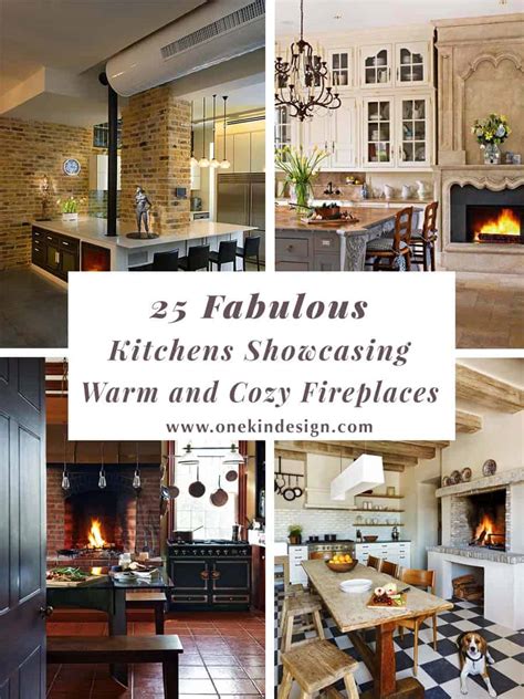 But don't just stop at the kitchen. 25 Fabulous kitchens showcasing warm and cozy fireplaces