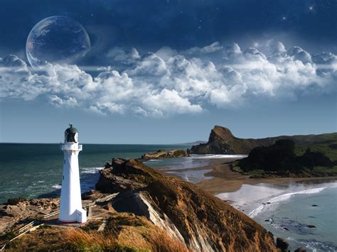 Microsoft Windows 10 Lighthouse Wallpaper
