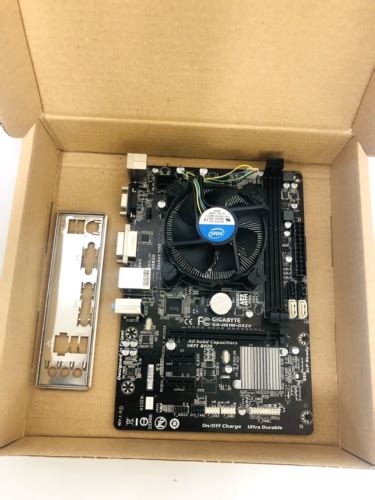 Gigabyte Ga H81m Ds2v Lga1150 Ddr3 Micro Atx Motherboard Io Shield