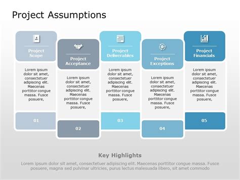 Project Assumptions PowerPoint Template Assumptions Templates