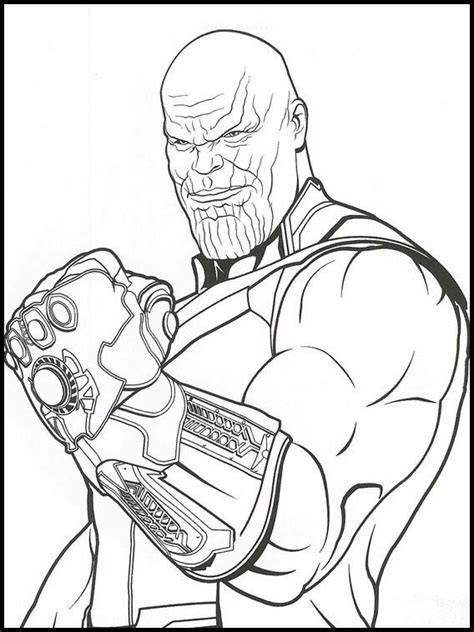 Https://tommynaija.com/coloring Page/avengers Endgame Thanos Coloring Pages