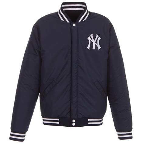 New York Yankees Mens Reversible Fleece Jacket Bobs Stores