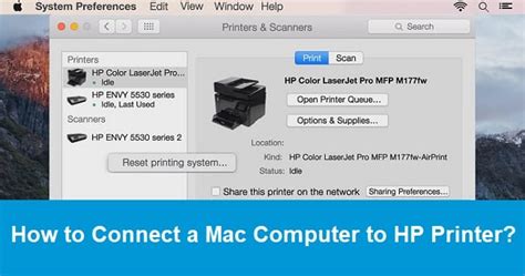 Steps To Connect Hp Printer To Mac Hp Pritner Support