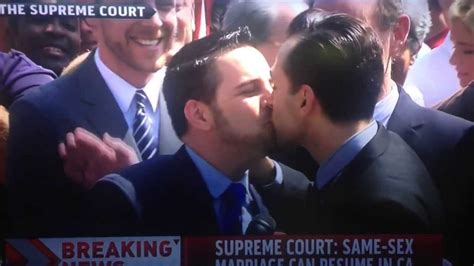 Touching Moment Outside Supreme Court Following Doma Gay Marriage