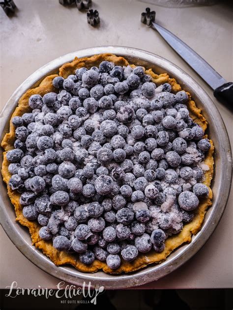 Blueberry Pie Fancy Crust Not Quite Nigella