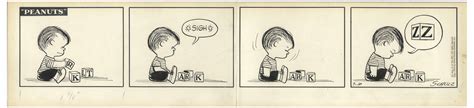 Lot Detail Charles Schulz Original 1954 Peanuts Comic Strip