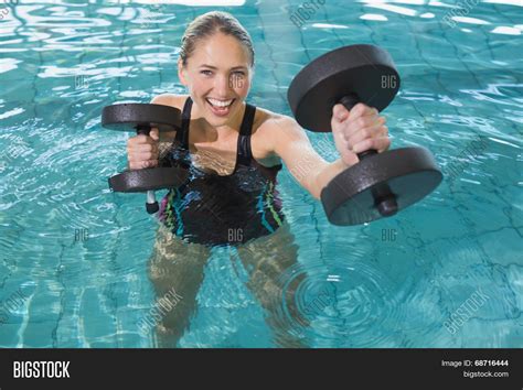 Fit Blonde Working Out Image Photo Free Trial Bigstock