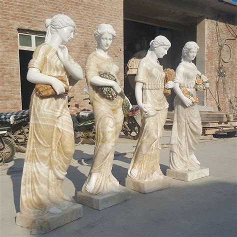 Wholesale Life Size Garden Marble Four Season Goddess Statues