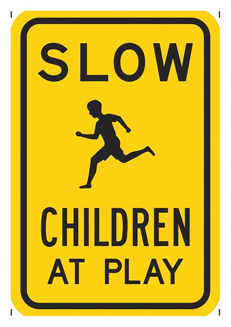 Business Office And Industrial Supplies W9 11 Children At Play Sign