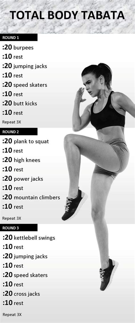 Total Body Tabata Workout Experiments In Wellness Hiit Workout At