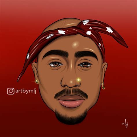 2pac Shakur Cartoon Vector Art Tupac Art Cartoons Vector Vector Art