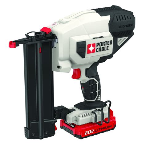 Porter Cable 18 Gauge 20 Volt Brad Cordless Nailer With Battery At