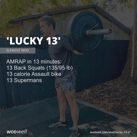 Lucky 13 Workout Element Wod Wodwell
