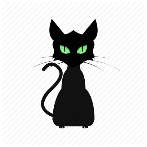 Download Animal, cartoon, cat, face, halloween icon