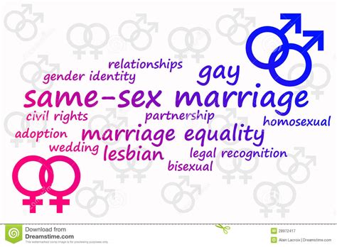 Same Sex Marriage Stock Illustration Illustration Of Lgbt 28972417