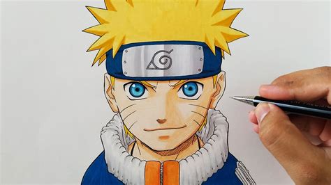 How To Draw Naruto Uzumaki Step By Step Tutorial Youtube
