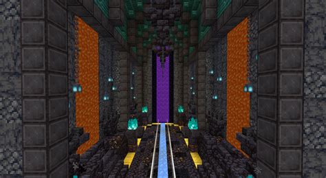 116 Nether Tunnel Design Gothic Hall Detailcraft Minecraft