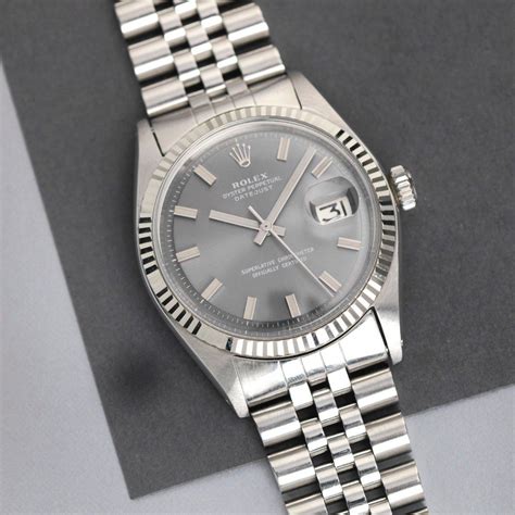 Rolex 1601 Grey Widebody Datejust Tech Watches Rolex Vintage Rolex