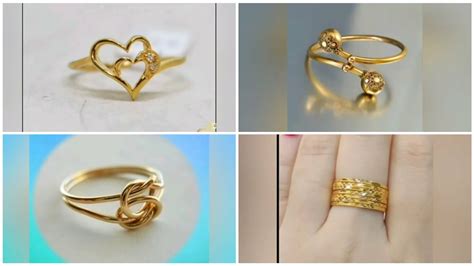 Gold Ring Design Without Stone For Female Latest Gold Ring Design Girls Corner Youtube