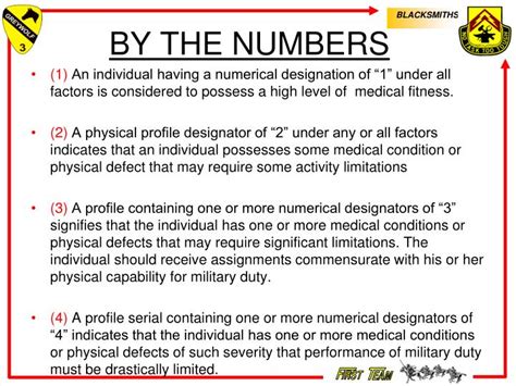 Ppt Army Physical Profiles Instructor Ssg Clausen Powerpoint