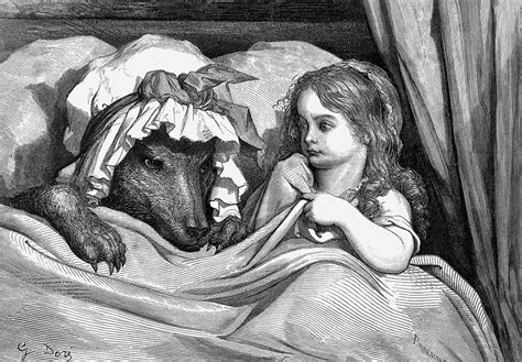 In The Original Little Red Riding Hood The Wolf Forced Her To Eat Her