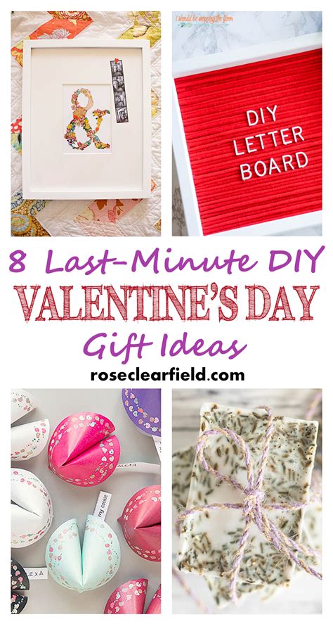 You might not be so skillful as you want to bring the idea to life. Last-Minute DIY Valentine's Day Gift Ideas • Rose Clearfield