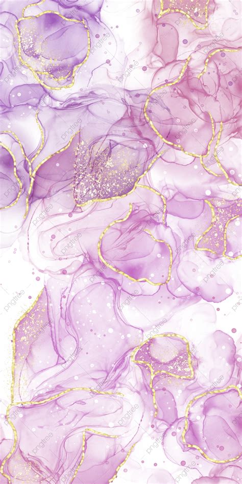 Pink Purple Marble With Gold Sparkle Background Wallpaper Image For