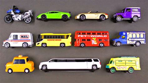 Learning Street Vehicles For Kids 2 Hot Wheels Matchbox Tomica