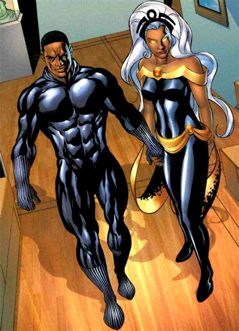 Black Panther And Storm By Mike Mckone Black Comics Black Panther