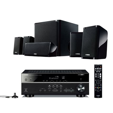 Yamaha 4k Home Theater Speaker System With Powered Subwoofer And Bluetooth Streaming Black Yht