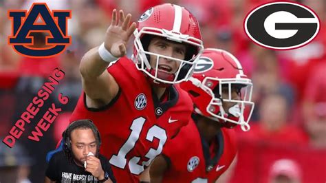 2 Georgia Vs Auburn Highlights 2022 College Highlights Reaction