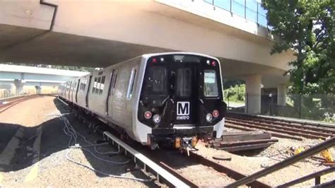 Wmata Metrorail Kawasaki 7000 Series Test Train On The Orange Line