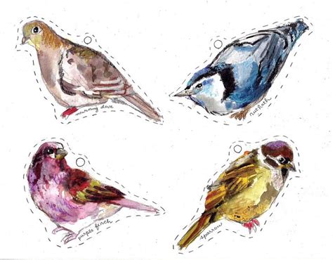 5 Best Images Of Winter Birds Free Printables Printable Bird T