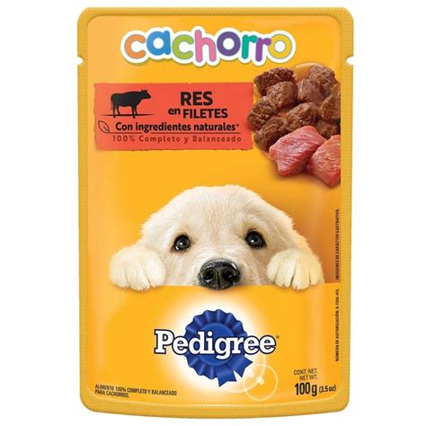 Alimento Para Perro Pedigree Cachorro Res En Filetes 100 G Walmart