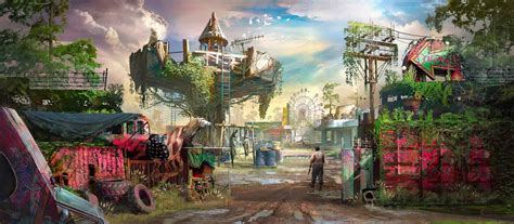 Far Cry New Dawn Uplay Key EUROPE Island Survival Concept Art World