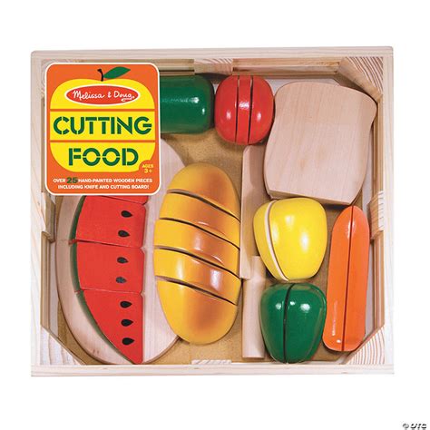 Wooden Food Set With Crate Oriental Trading